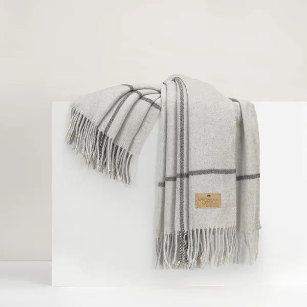 Windowpane Cashmere Throw