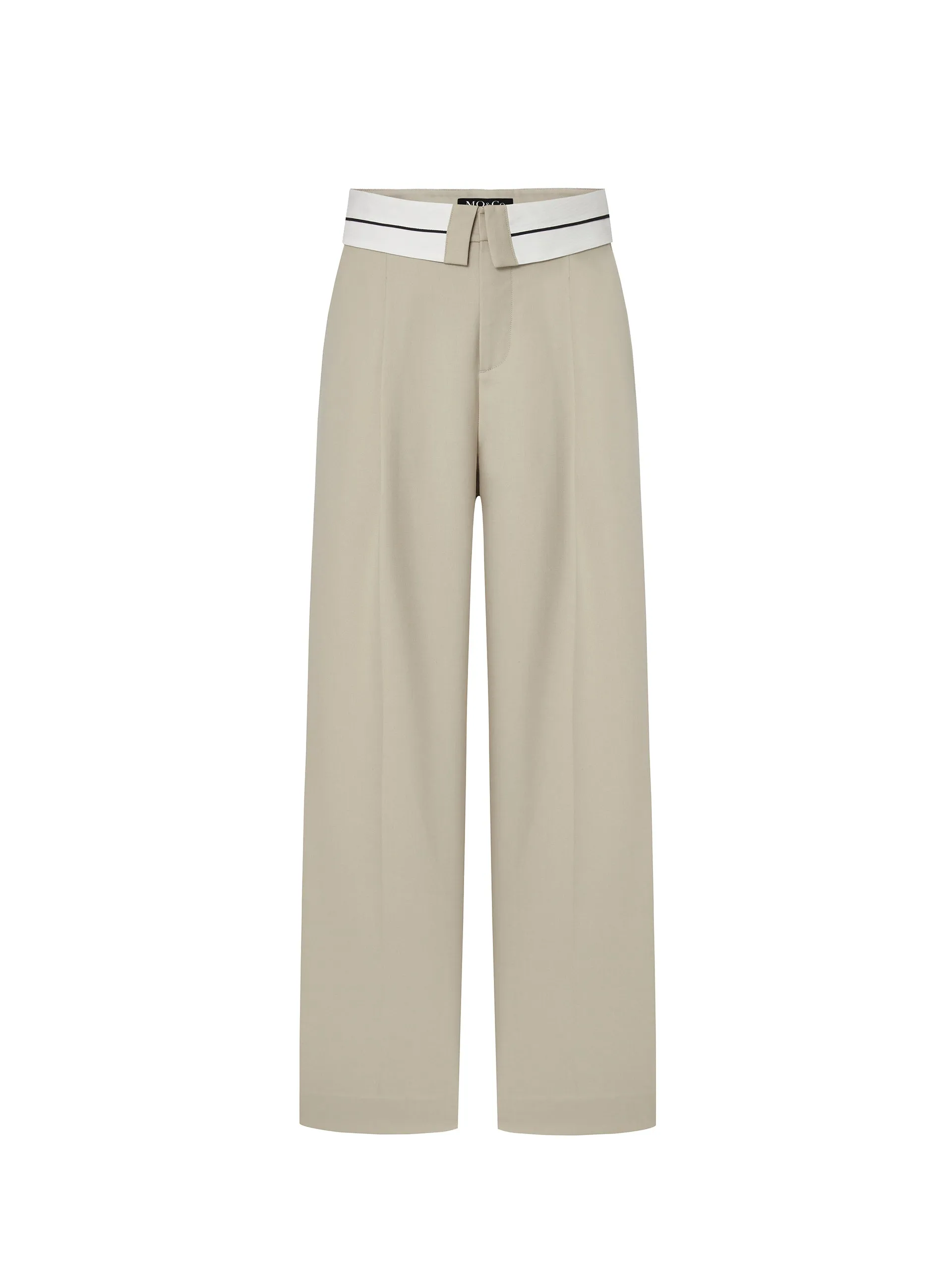 Wool blend Straight Suit Pants